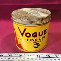 Vintage Vogue Fine Cut Tobacco Can