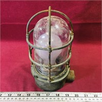 Wire Cage Electrical Beacon Light (9" Tall)