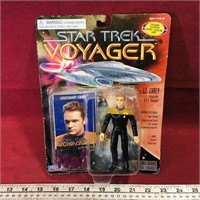 1996 Star Trek Voyager Lt. Carey Figure (Sealed)