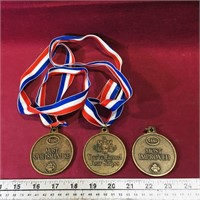 Lot Of 3 Esso Advertising Medals