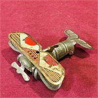 Vintage Tin Toy Airplane (Small)