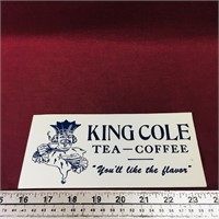 King Cole Tea / Coffee Ink Blotter (Vintage)