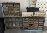 Nut And Bolt Bins With Assorted Hardware