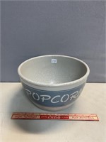 QUALITY POPCORN POTTERY BOWL - TIME FOR MORE