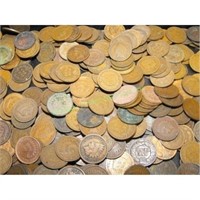 Lot of 200 Indian Head Cents - Average Circ.
