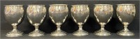 BEAUTIFUL HAND MADE HAMMERED SILVER? GOBLETS