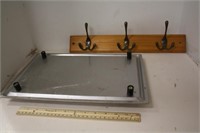 Wooden Piece w/Hooks & Cooling Tray
