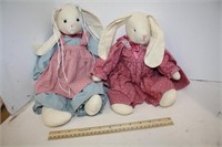 Bunny Rabbits in Dresses