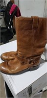 Size 9 genuine leather hand crafted boots