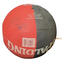 Autographed Rockets Mario Elie Basketball