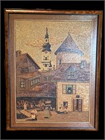 Handcrafted Croatian Wood Mosaic