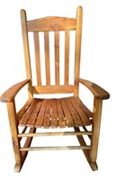 Wooden Porch Rocking Chair