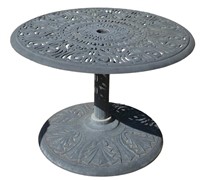 Metal Outdoor Umbrella Table