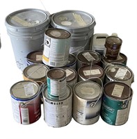 Assorted Paint Cans