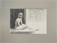 NICE MARJORY DONALDSON SIGNED PENCIL DRAWING