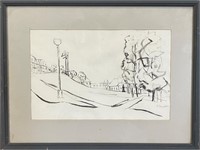 GREAT MARJORY DONALDSON SIGNED ACRYLIC DRAWING