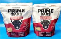 2x907g Purina Prime Bars Baked Dog Treats, Bison