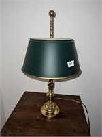 BEAUTIFUL BRASS LAMP WITH SHADE 1 of 2