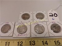 6-1936 buffalo nickels