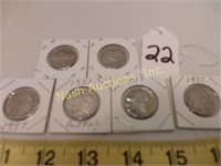 6-1937 buffalo nickels