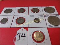 9 Panamain coins