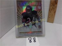 1999 Walter Payton football card-Passing the Torch