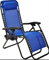 BalanceFrom Adjustable Zero Gravity Chair - Blue