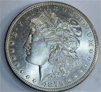 1879 s Better Date BU Grade Morgan Silver Dollar