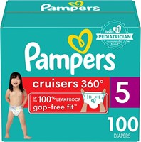 Pampers Cruisers 360 Diapers Size 5 100 Count