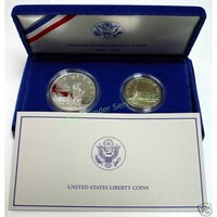 1986 S.O.L. 2 Coin Proof Set