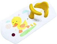 BBCare Non-Slip Safety Bath Seat with Long mat