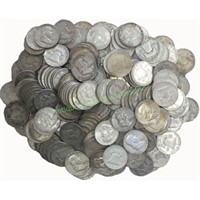 (100) Franklin Half Dollars -90% Silver -