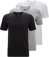 BOSS 3PK Crew Neck Cotton Jersey T-Shirts Large