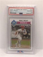 2021 Topps 582 Montgomery Club Set 1 Mike Trout