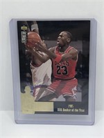 Michael Jordan 1996 Gold Upper Deck/NBA Rookie of