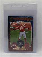 Panini Donruss Patrick Mahomes II Road to the