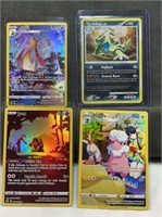 4 Pokemon Hologram Cards
