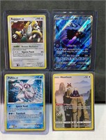 4 Pokemon Hologram Cards