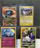 4 Pokemon Hologram Cards