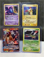 4 Pokemon Hologram Cards