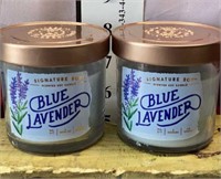 Blue Lavender Scented Soy Candles