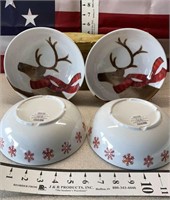Reindeer bowls dishwasher safe