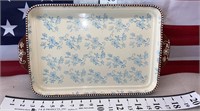 Temptations by Tara Floral Lace Serving tray