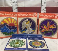 VTG Stained Glass WIndow Decals 1979-1981