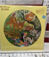 1982 Disney Bambi Picture Disk SEALED
