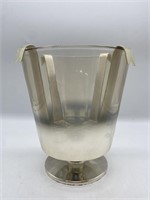 Vintage Art Deco Glass Champagne Ice Bucket