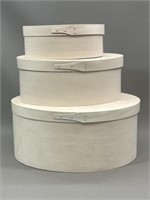 Unfinished Oval Storage Boxes - Assorted Sizes