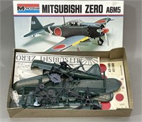 Mitsubishi Zero A6M5 Model Airplane 1973