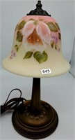 Fenton Burmese lamp Floral & Bee Lmtd Ed