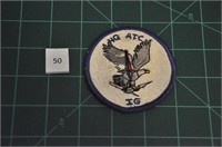 HQ ATC IG (Inspector General) Military Patch 1980s